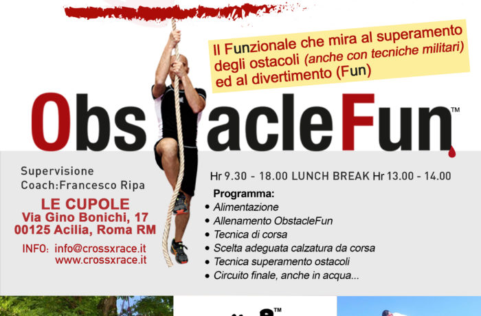 IV WORKSHOP OBSTACLEFUN 19 NOVEMBRE 2016