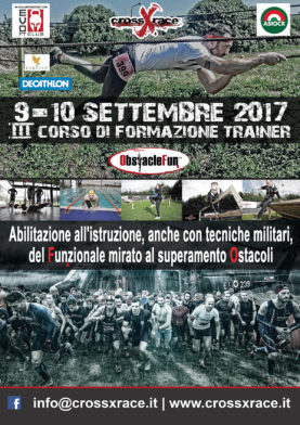 III Corso Formazione Trainer ObstacleFun 9-10 Settembre 2017