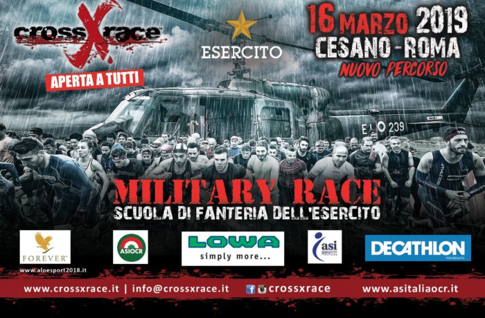 MILITARY crossXrace – Sabato 16 Marzo 2019 Cesano